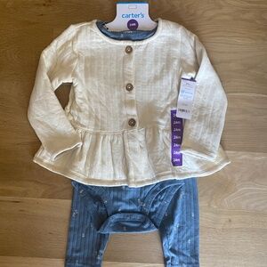 24M Carters Winter 3 Piece Matching Set